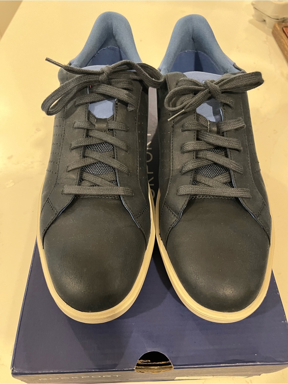 Rockport Tristen Step Activated Sneakers Men’s 12M Dark Blue New Box